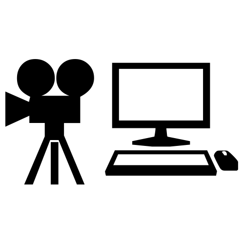 🎥💻 Emoji Domain black and white Symbola rendering